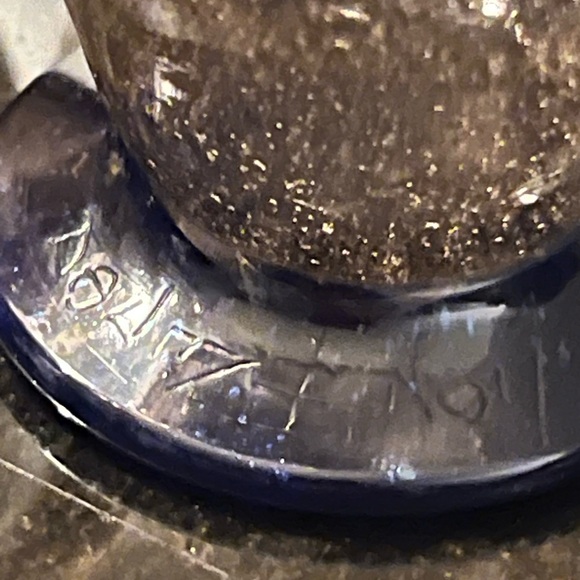 DAUM NANCY CORDIALS BUBBLEGLASS HANDBLOWN GLASS SET 5pc VERY RARE GLASS - Picture 14 of 16